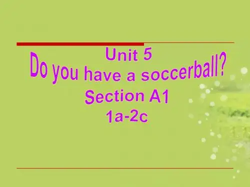 七年级英语上册-Unit5-Do-you-have-a-soccer-ball课件-人教新目标版