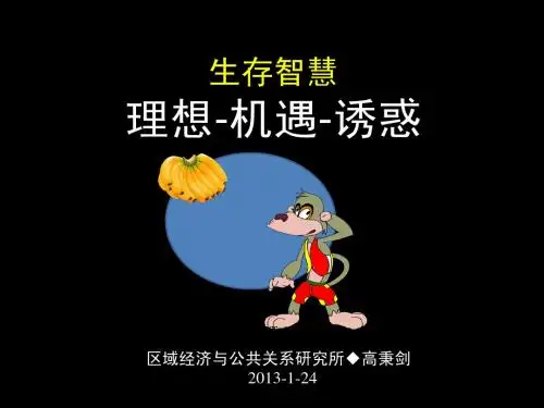 生存智慧-理想机遇与诱惑