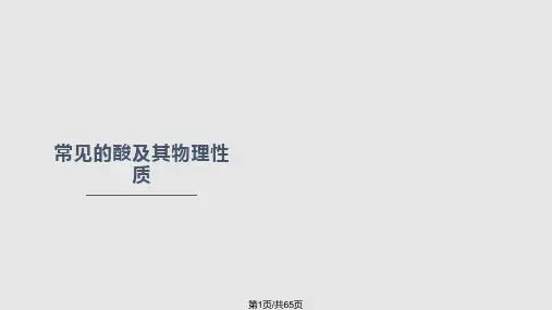 初中化学酸碱盐PPT课件
