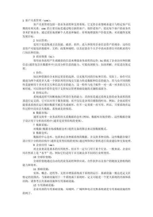 与电子商务有关的24个概念