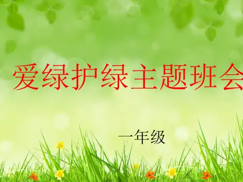 爱绿护绿