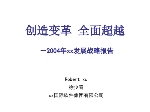 xx软件公司发展战略2