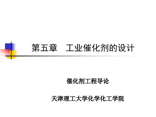 第5章工业催化剂的制备设计