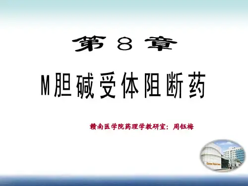 8版-第8章   M胆碱受体阻断药