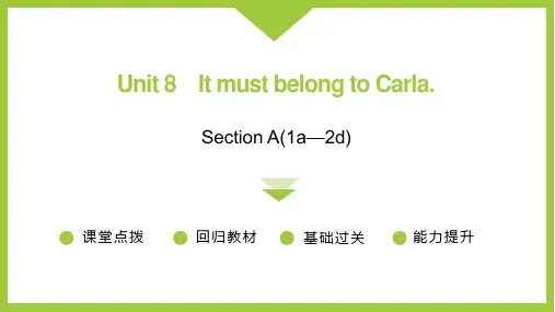 Unit8 英语人教版九年级全册