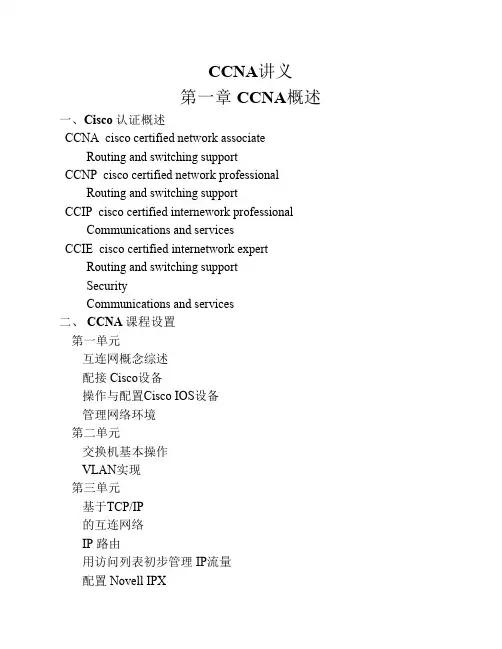 CCNA讲义