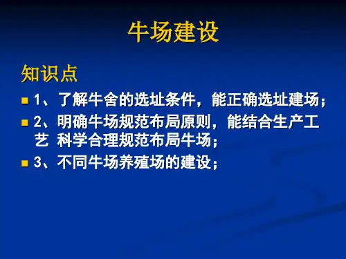 牛场建设