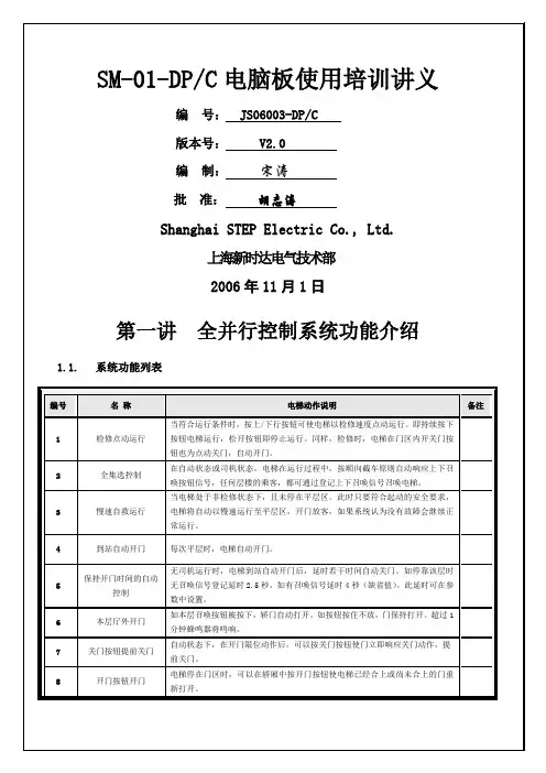 新时达 DPC调试 