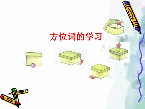 人教版(新起点)-英语-四年级下册-Unit 1 My Neighbourhood Lesson1-方位词