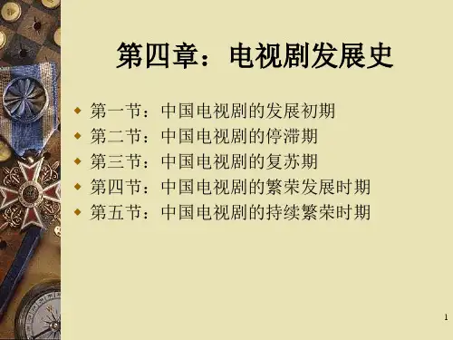 第四章中国电视剧史