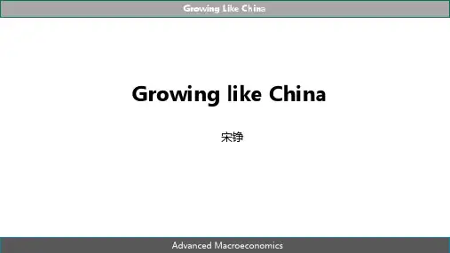 中国式增长