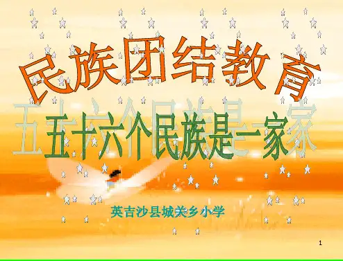 民族团结教育 (2)ppt课件