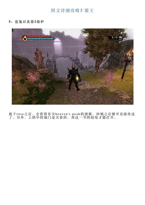 图文详细攻略3霸王