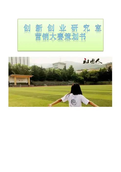 创新创业营销大赛策划书