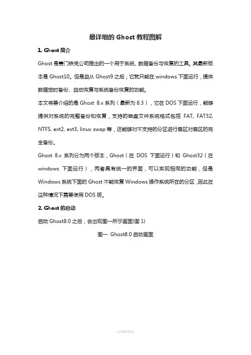 最详细的Ghost教程图解