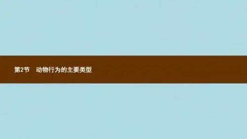 八年级生物上册16.2动物行为的主要类型第1课时课件新版北师大版