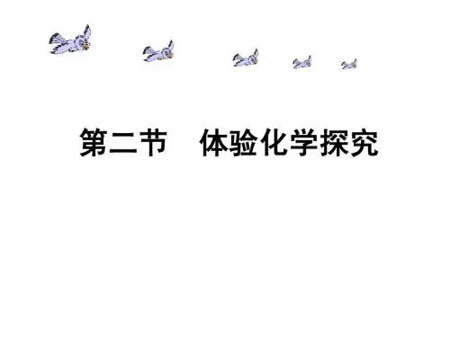 1.2《体验化学探究》课件