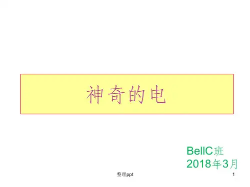 幼儿安全用电知识 PPT
