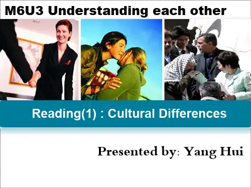 Reading(1):Culturaldifferences