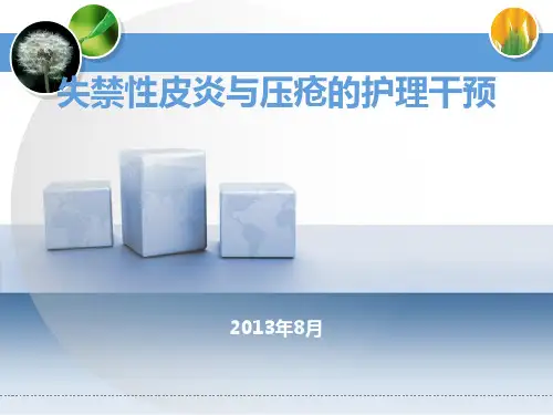 失禁性皮炎与压疮的护理干预PPT课件