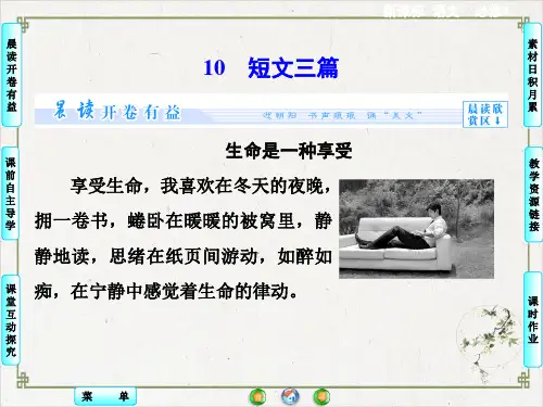 高中语文必修四第三单元PPT实用课件(4份) 人教课标版