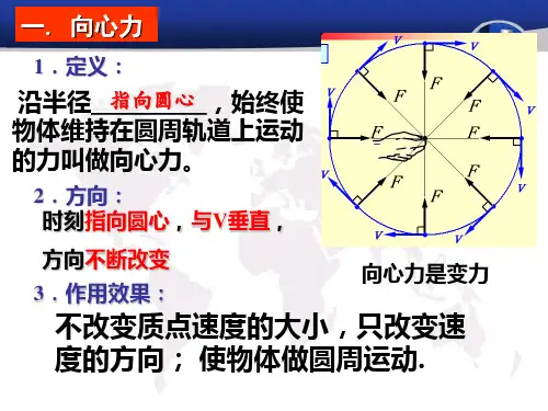 向心力大小影响因素