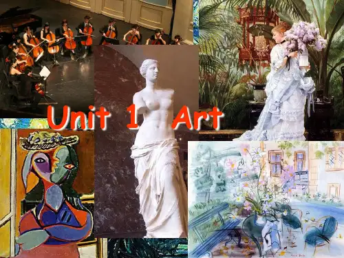 book6 unit1 Art warming up&reading