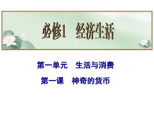 高中政治必修一《货币与纸币》