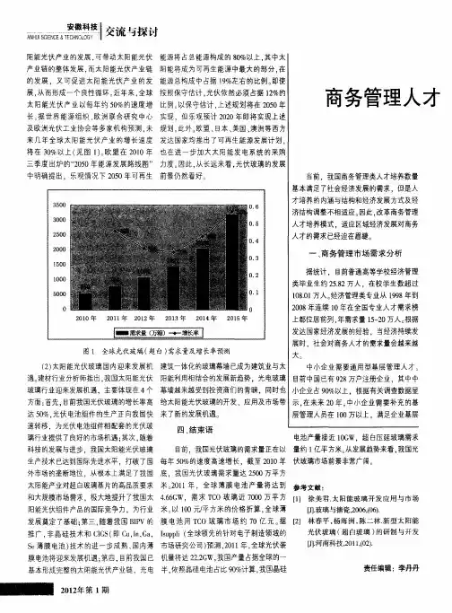 商务管理人才培养模式探讨