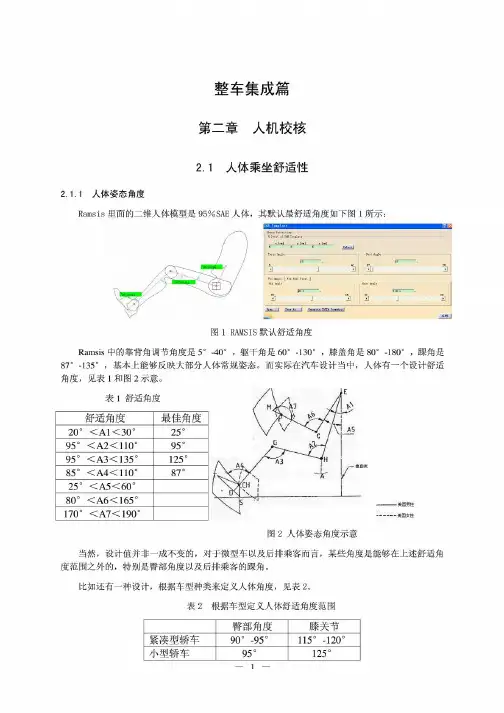整车部设计-人机校核
