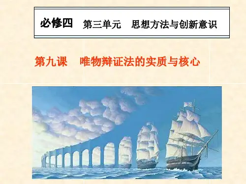 (公开课)第九课唯物辩证法的实质与核心知识讲解