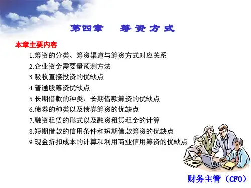 第四章 筹资方式