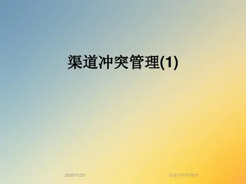 渠道冲突管理(1)