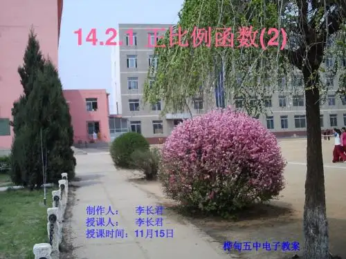 14.2.1正比例函数(2)