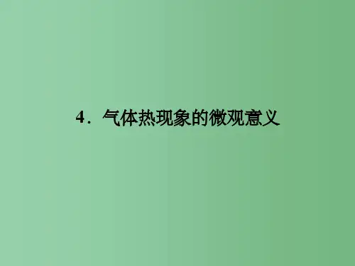 高中物理 8.4气体热现象的微观意义3 新人教版选修3-3