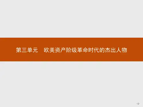 2019-2020学年高中历史人教版选修4课件：第三单元 第1课 英国革命的领导者克伦威尔 
