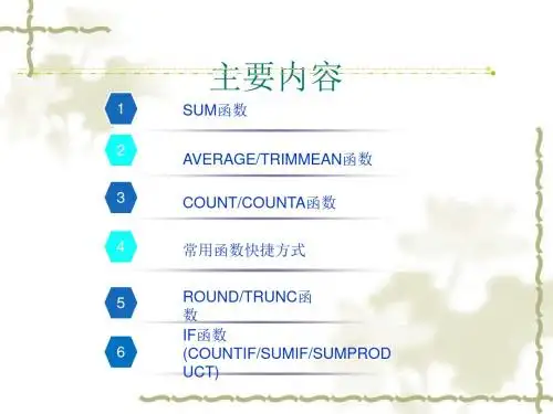 常用函数介绍