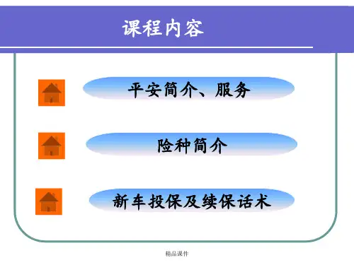 平安车险培训