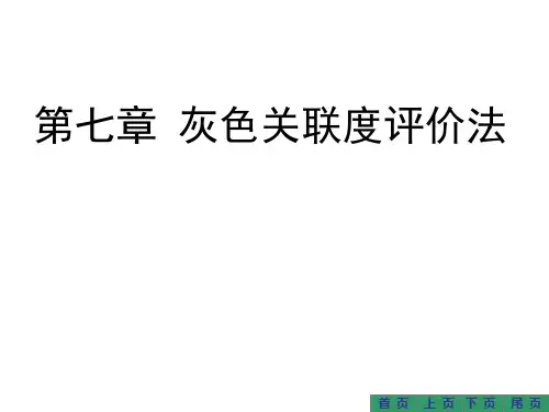 灰色关联度评价方法(10)