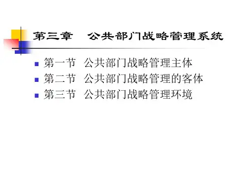 公共部门战略管理系统课件.pptx