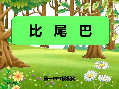 人教版部编版一年级上册语文《比尾巴》8PPT优质课件