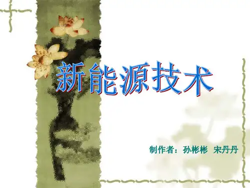 新能源技术PPT课件