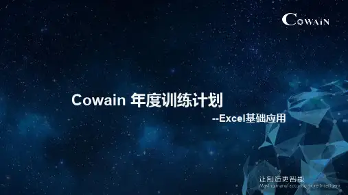 Excel基础应用