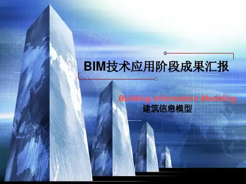BIM技术成果汇报