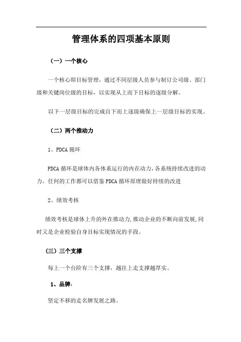 管理体系的四项基本原则 2
