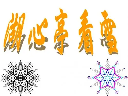 《湖心亭看雪》4