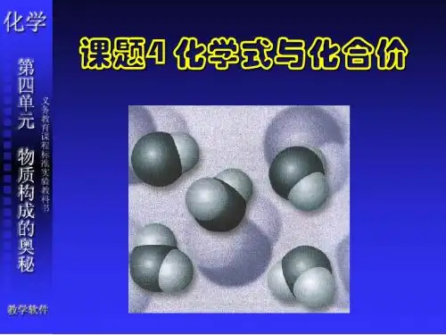 化学式与化合价