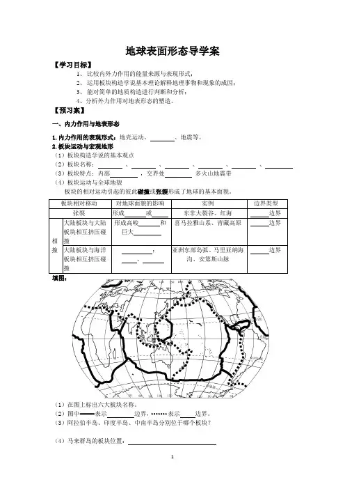 地球表面形态