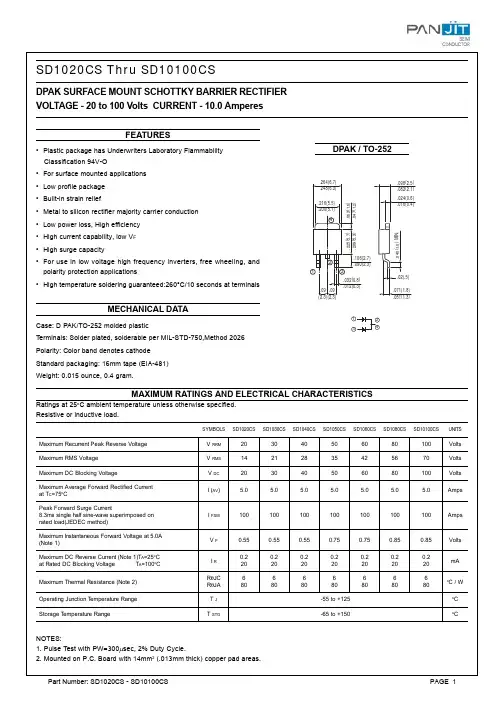SD1040CS中文资料