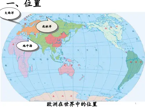 商务星球版七年级下册地理(新)活动课《认识欧洲》知识梳理型(课堂PPT)